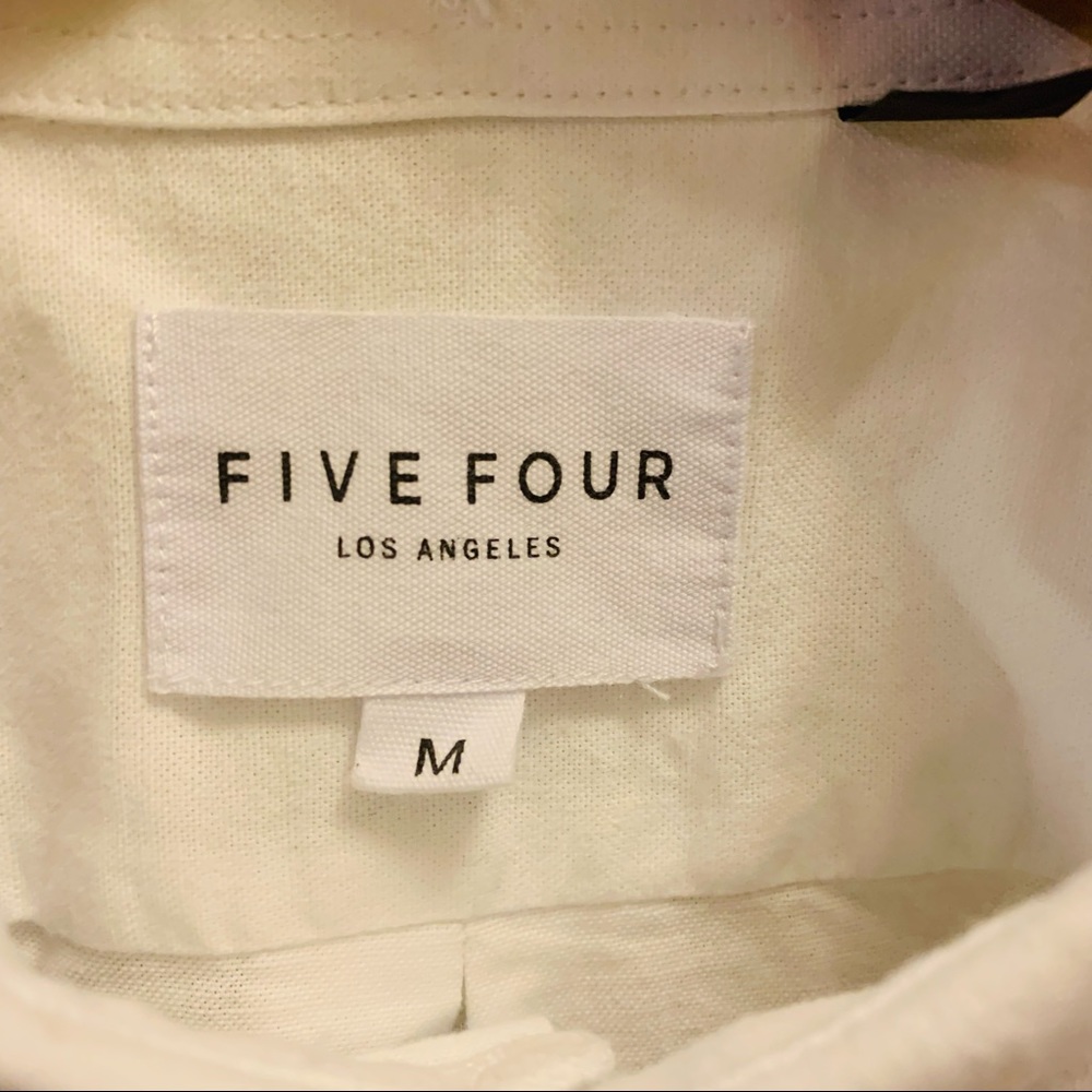FIVE FOUR LA NWT White Arrowhead Button Down - Picture 5 of 8